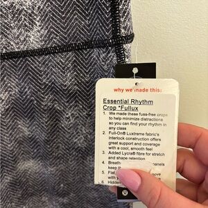 Lululemon Athletica Herringbone Pattern Leggings